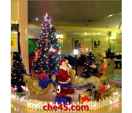 圣诞树 圣诞节装饰 圣诞老人 圣诞雪人 豪华套餐大礼包圣诞节布置,圣诞装饰套餐 企业圣诞布置套餐tc-6#